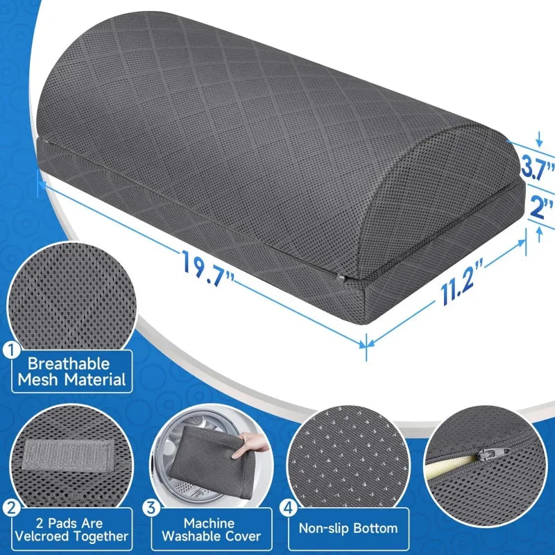 Adjustable Foot Rest for Desk & Gaming