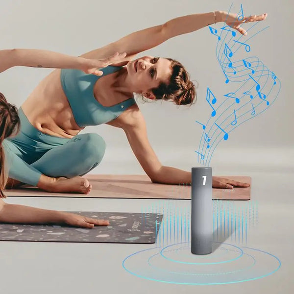 Travel Speaker & Charger – IPX6 Waterproof Wireless Stick Shape Power Bank with Music Playback