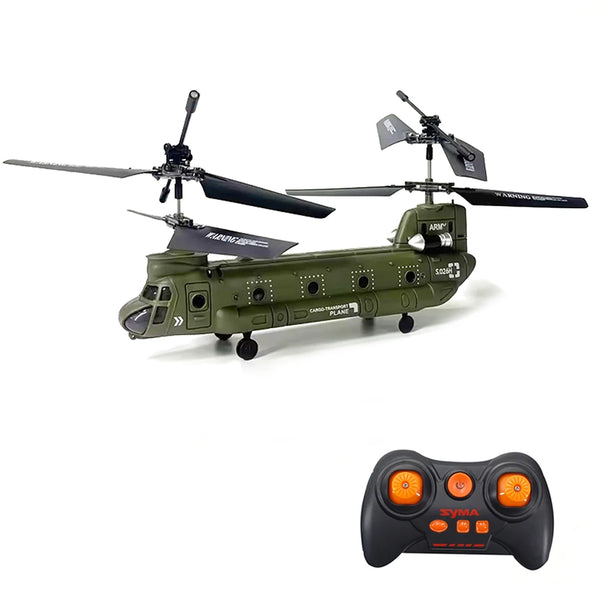 2.4G Remote Control Helicopter – 3CH Military Transport with Dual Propellers