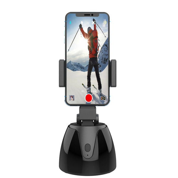 Q1 Smart Selfie Stick – 360° Rotation Mobile Phone Holder with Face Tracking