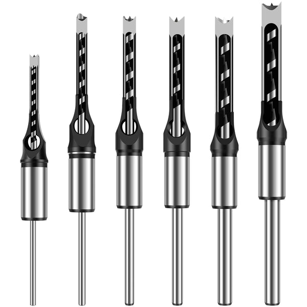 High-Speed Steel Square Hole Drill Bits – Mortise Chisel Bit for Woodworking