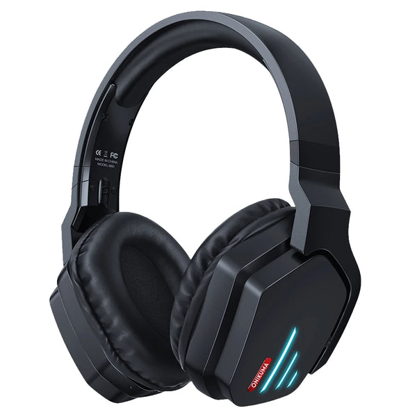 Wireless Gaming Headset – Bluetooth 5.3, Noise Cancelling Over-Ear Headphones for PC/MAC/XBOX/PS4