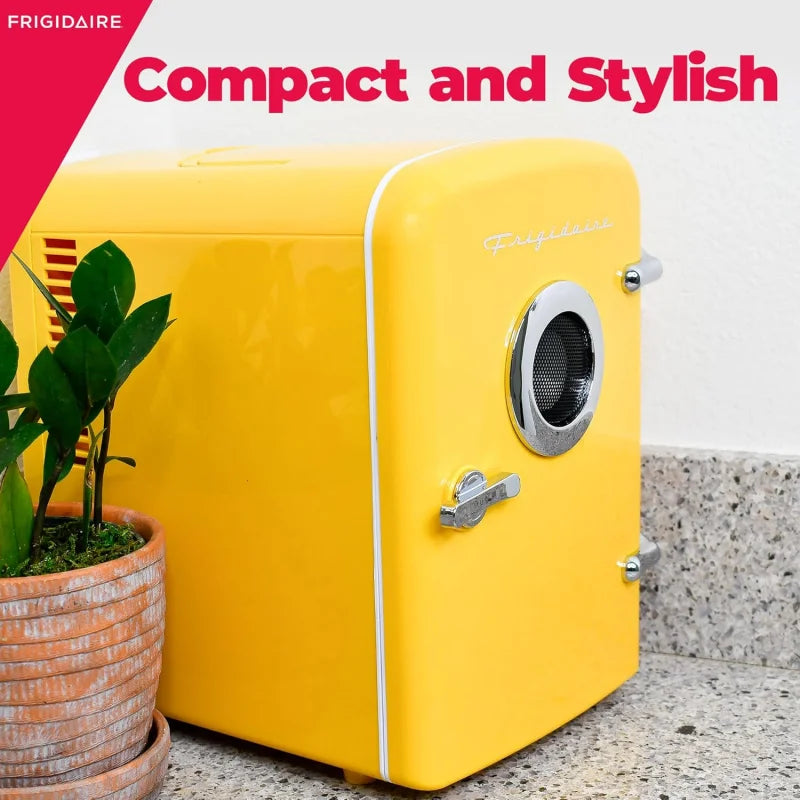 EFMIS151 Mini Portable Fridge Cooler with Built-In Speaker