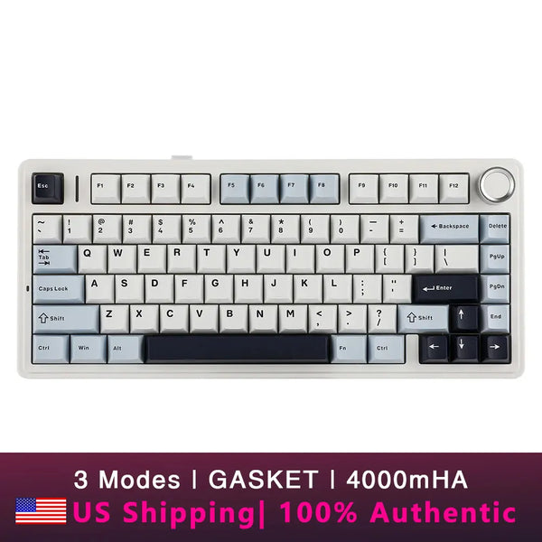 AULA F75 2.4G Wireless/Bluetooth/Wired Gaming Mechanical Keyboard