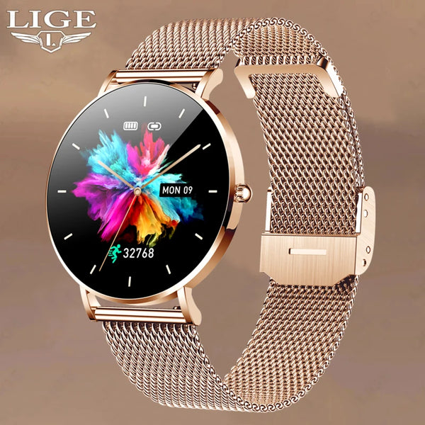 LIGE 2024 AMOLED Smart Watch