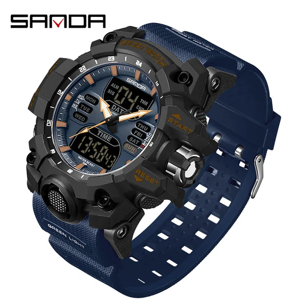 SANDA G Style Men's Electronic Watch