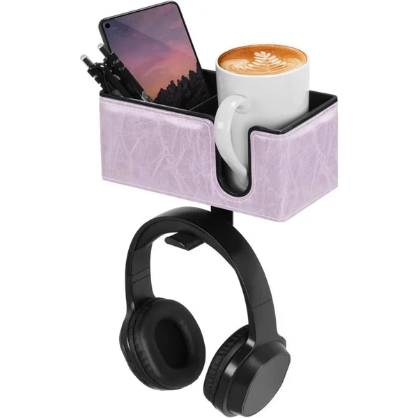 Desk Cup Holder & Clip-On Pen Holder