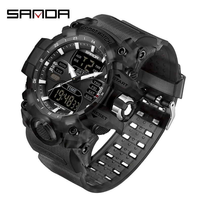 SANDA G Style Men's Electronic Watch