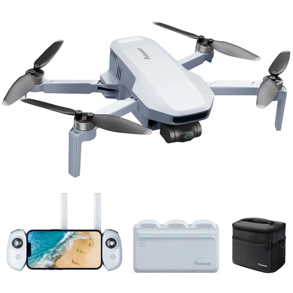 Potensic C0 Mini Drone – 4K Camera, 3-Axis Gimbal, 6KM GPS Quadcopter