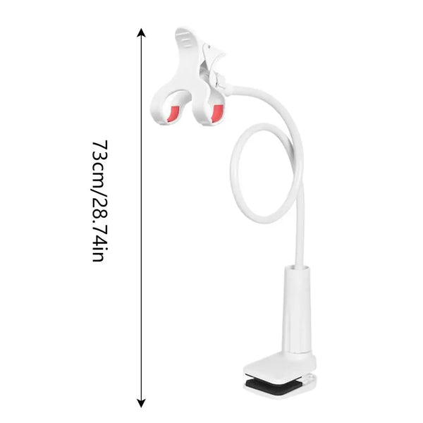 Adjustable Flexible Long Arm Clamp Mount for Desk & Laying Down