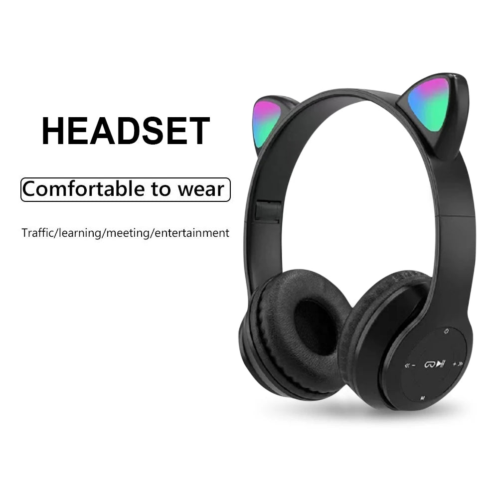 Wireless Cat Ear Headphones